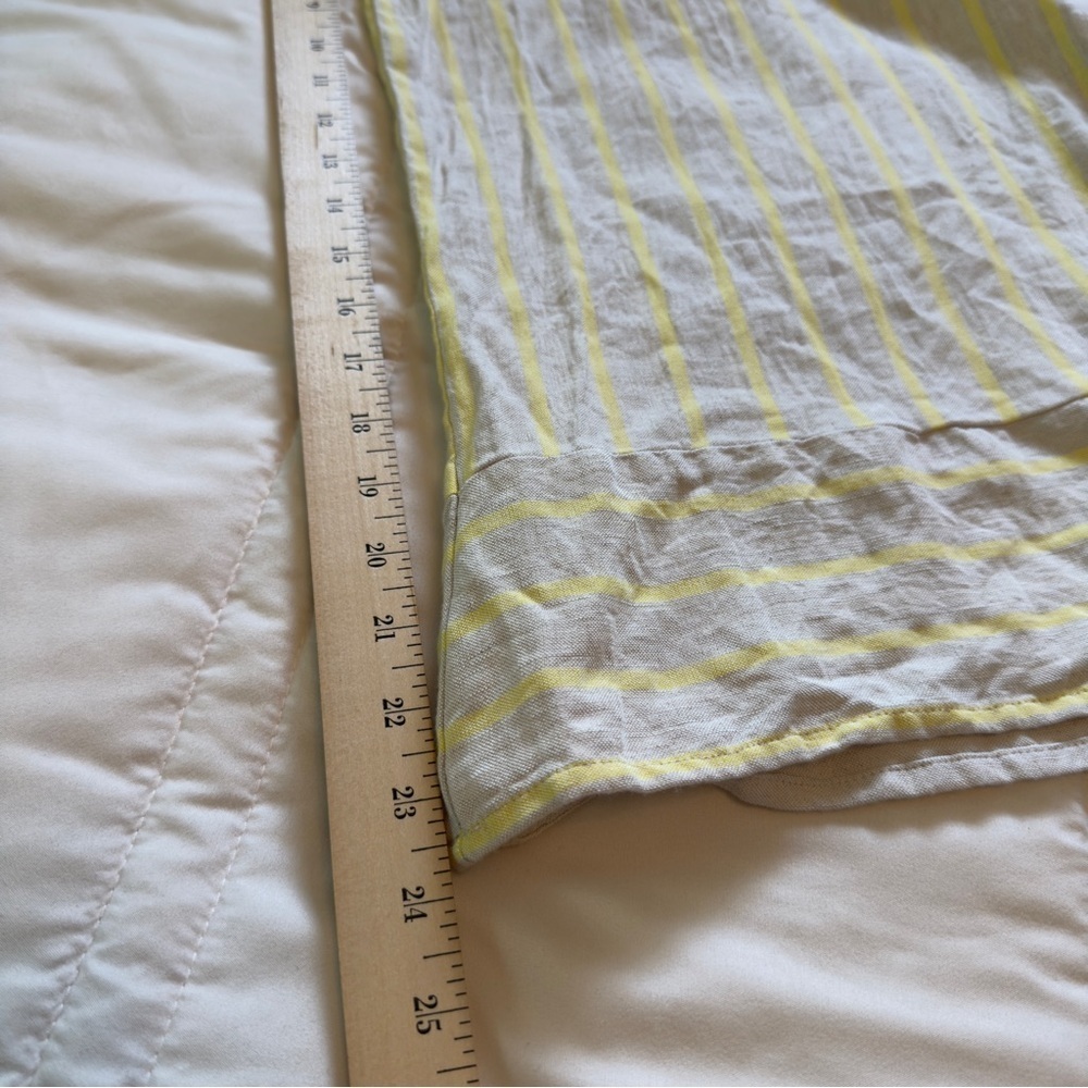 Loft Beach Linen Wide Leg Cropped Jumpsuit Beige
Yellow Boho Minimalist Sz L - Picture 15 of 16